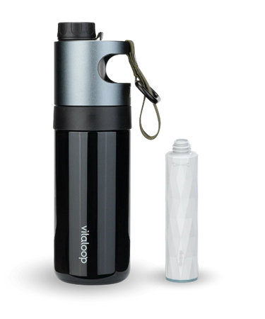 Butelka z wielostopniową filtracją wody Vitaloop FlexGuard